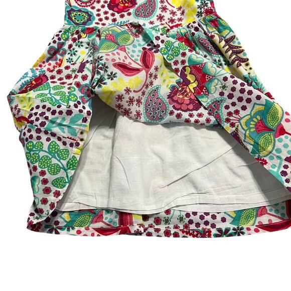 Du Pareil Au Même 5Y Colorful Print Dress - Picture 5 of 7